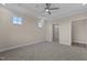 Bedroom with carpet, ceiling fan and ensuite bathroom at 152 Hillwood Dr, Sanford, NC 27332