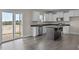 Modern kitchen with island and stainless steel appliances at 114 Hillwood Dr, Sanford, NC 27332