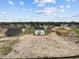 Aerial view of a new house development with several homes and under construction at 114 Hillwood Dr, Sanford, NC 27332