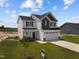 Aerial view of two story home at 114 Hillwood Dr, Sanford, NC 27332