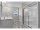 Bathroom features double vanity, and a large shower at 114 Hillwood Dr, Sanford, NC 27332