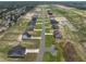 Aerial view of a street of new houses at 58 Hillwood Dr, Sanford, NC 27332