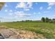 Open backyard with grassy area and distant view at 58 Hillwood Dr, Sanford, NC 27332