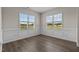 Bright office featuring wood-look floors and wainscoting at 58 Hillwood Dr, Sanford, NC 27332