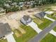 Aerial view of a new home in a residential community at 147 Hillwood Dr, Sanford, NC 27332