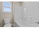 Clean bathroom with a shower/tub combo at 147 Hillwood Dr, Sanford, NC 27332