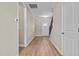 Bright entryway with hardwood floors and staircase at 147 Hillwood Dr, Sanford, NC 27332