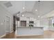 Modern kitchen island with granite countertops at 50 Oleander Ln, Sanford, NC 27332