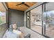 Private balcony with view of the backyard and neighborhood at 1435 Duplin Rd, Raleigh, NC 27607