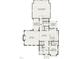 First floor plan showing kitchen, Gathering room, study and two-car garage at 3401 Makers Cir, Raleigh, NC 27612