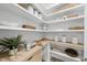 Well-organized pantry with ample shelving and storage space at 3401 Makers Cir, Raleigh, NC 27612