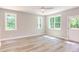 Spacious living room with hardwood floors, neutral walls, and ceiling fan at 206 Cardinal Ct, Oxford, NC 27565