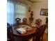 Dining room with an oval wooden table and decorative elements at 1852 Nc 62 Hwy N, Burlington, NC 27217