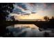 Stunning infinity pool overlooking scenic sunset views at 32529 Archdale, Chapel Hill, NC 27517