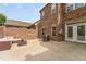 Brick patio with seating area, great for outdoor entertaining at 1121 Talisker Way, Burlington, NC 27215