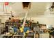 Oversized workshop with plenty of shelving and workbench space at 2258 Us 70 Hwy, Mebane, NC 27302