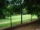 Spacious backyard with lush green grass and mature trees at 236 Olde Ferry Ln, Dunn, NC 28334