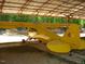 Yellow single-engine airplane in a hangar at 236 Olde Ferry Ln, Dunn, NC 28334