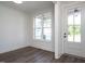 Bright room with hardwood floors and white walls at 1717 Grassy Falls Ln, Wendell, NC 27591