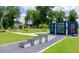Community outdoor fitness area with workout equipment at 1717 Grassy Falls Ln, Wendell, NC 27591