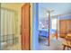 Bedroom with a view of adjacent bathroom at 144A Celebrity Dairy Way, Siler City, NC 27344
