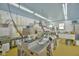 Commercial kitchen with stainless steel counters and equipment at 144A Celebrity Dairy Way, Siler City, NC 27344