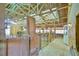 Barn interior with stalls and hay at 144A Celebrity Dairy Way, Siler City, NC 27344