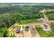 Large aerial view of a neighborhood with several homes and green space at 85 Harvest View Way, Franklinton, NC 27525