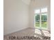 Bright bedroom with large windows and carpeted floors at 4905 Hidden Pasture Way, Zebulon, NC 27597