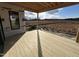 New deck overlooking open land, ready for outdoor enjoyment at 4905 Hidden Pasture Way, Zebulon, NC 27597