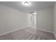 Carpeted hallway with doors to other rooms at 818 Pryor St # 55, Mebane, NC 27302