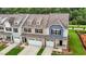 Three townhouses with attached garages, and nicely landscaped lawns at 818 Pryor St # 55, Mebane, NC 27302