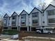 Modern townhomes under construction, with a truck and building materials visible at 810 Maple Berry Ln # 106, Raleigh, NC 27607