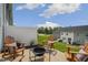 Relaxing patio with fire pit and seating area at 156 Pinkie Ln, Garner, NC 27529