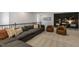 Open bonus room with sectional sofa and modern decor at 2321 Sugar Cone Way, Fuquay Varina, NC 27526