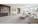 Recreation room with built-in bar and comfortable seating at 8916 Grand Highland Way, Wake Forest, NC 27587