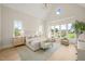 Spacious primary bedroom with high ceilings and large windows at 8916 Grand Highland Way, Wake Forest, NC 27587