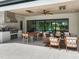 Outdoor patio with seating and grill at 8916 Grand Highland Way, Wake Forest, NC 27587