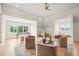 Upstairs office with window seats and views at 8916 Grand Highland Way, Wake Forest, NC 27587