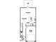 Two-story floor plan with one-car garage and covered porch at 103 Calluna Dr, Clayton, NC 27520