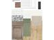 Townhome design showcasing materials and finishes at 97 Calluna Dr, Clayton, NC 27520