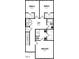Upstairs floor plan including loft and main bedroom suite at 97 Calluna Dr, Clayton, NC 27520
