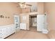 Spacious main bedroom with an ensuite bathroom at 2205 Moon Water Way, Garner, NC 27529
