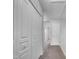 Hallway with double doors and carpeted floor at 3915 Swinton St, Raleigh, NC 27616