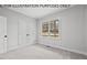 Bright bedroom with neutral walls and carpet at 210 Lilliput Ln, Wake Forest, NC 27587