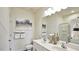 Bathroom with double vanity, shower, and toilet at 401 Shorthorn Dr, Wake Forest, NC 27587