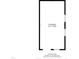 Floor plan of a storage area measuring 12'1