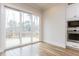 Bright breakfast nook with sliding doors to deck at 1690 Terry Rd, Durham, NC 27712