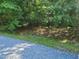 Wooded lot with mature trees and gravel road access at 242 Lakestone Estates, Pittsboro, NC 27312