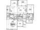 Open floor plan with 2-car garage and study at 3995 Hope Valley Dr, Wake Forest, NC 27587